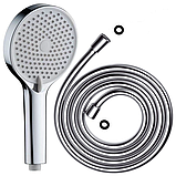 Шланг для душу Силіконовий та Лійка (душовий набір німецький) Mixxus 217LS-SL Premium, фото 5