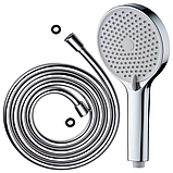 Шланг для душу Силіконовий та Лійка (душовий набір німецький) Mixxus 217LS-SL Premium, фото 2