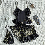 Атласна жіноча піжама 🥰, фото 3