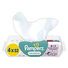 Promo Ціна! Дитячі вологі серветки Pampers Sens 4x52 (8001841062624) - тільки на ZaGrosh.com.ua