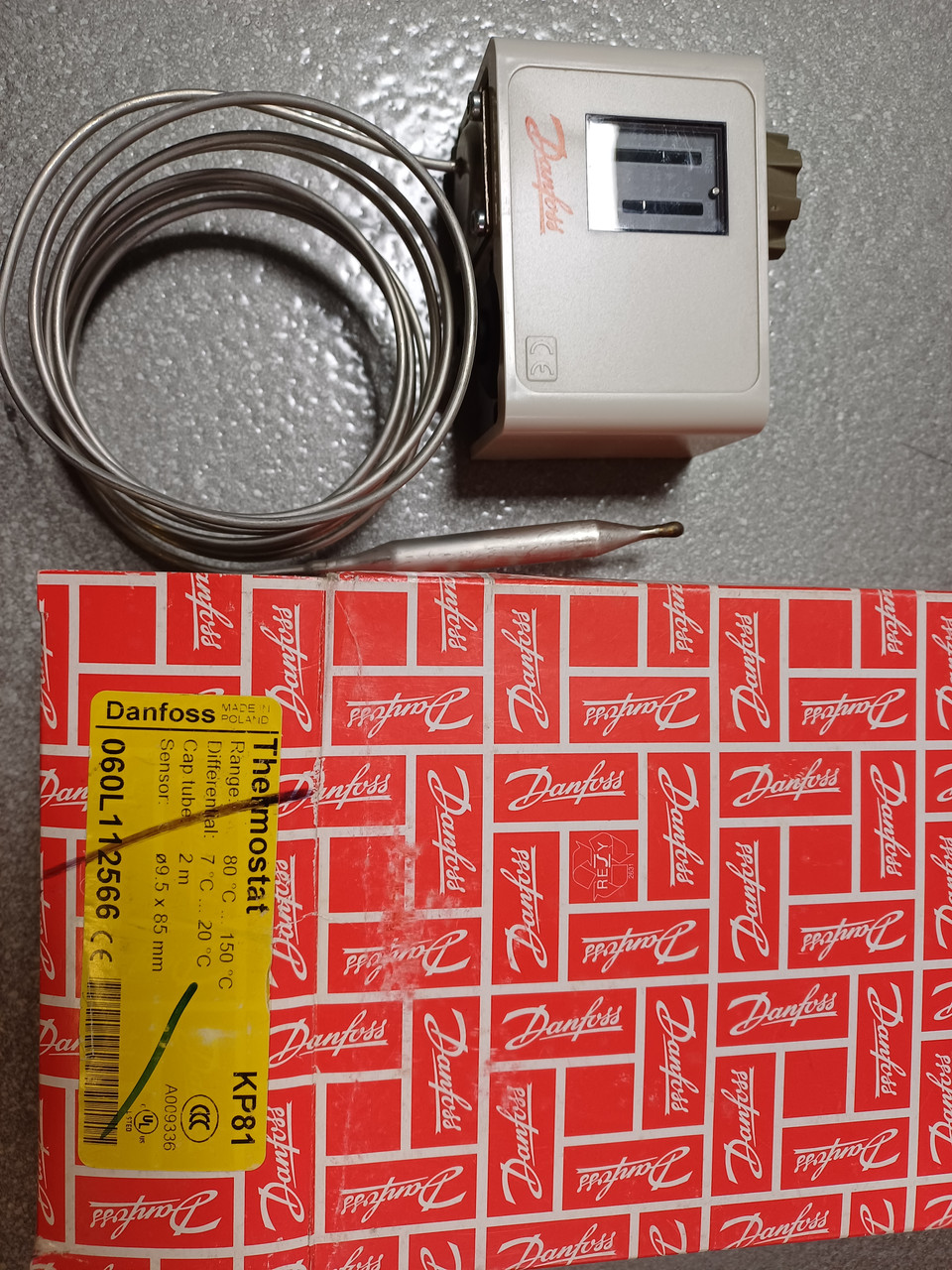 Danfoss KP 81 Реле температури (060L112566), фото 1