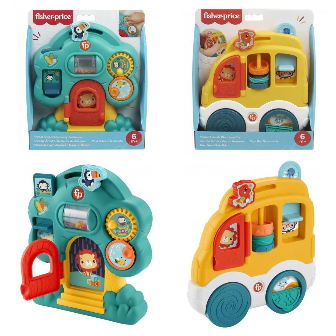 Інтерактивна дошка "Веселі тварини" Fisher-Price (в ас.), фото 1