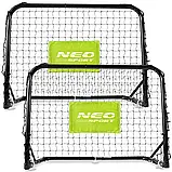 Переносні дитячі футбольні ворота з м'ячем та насосом 60х45х25 см 2 шт Neo - Sport 1461 NS-461 Польща, фото 5