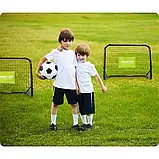 Переносні дитячі футбольні ворота з м'ячем та насосом 60х45х25 см 2 шт Neo - Sport 1461 NS-461 Польща, фото 2
