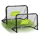 Переносні дитячі футбольні ворота з м'ячем та насосом 60х45х25 см 2 шт Neo - Sport 1461 NS-461 Польща, фото 4