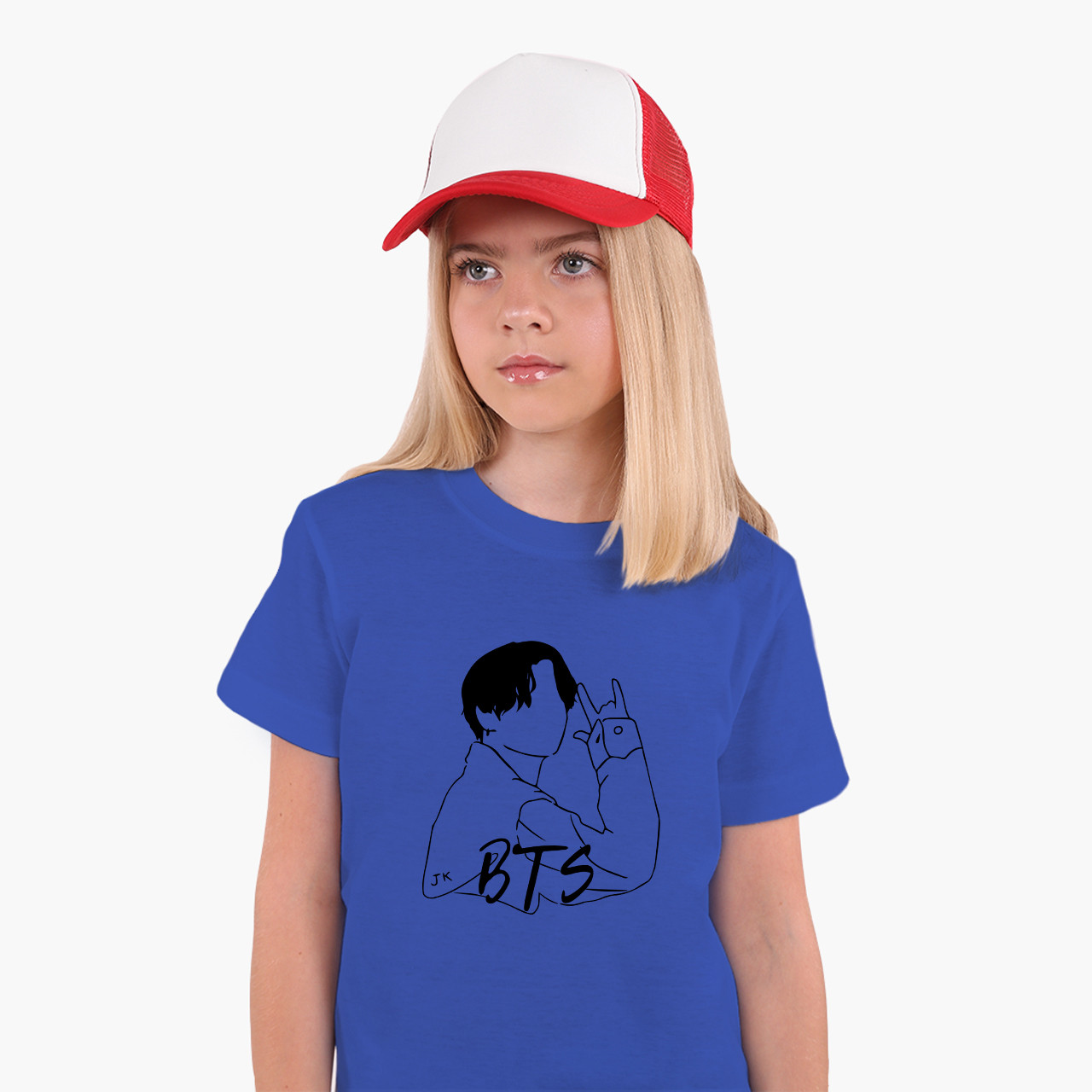 Дитяча футболка Чон Джонгук БТС (Jungkook BTS), кольорова футболка Музика