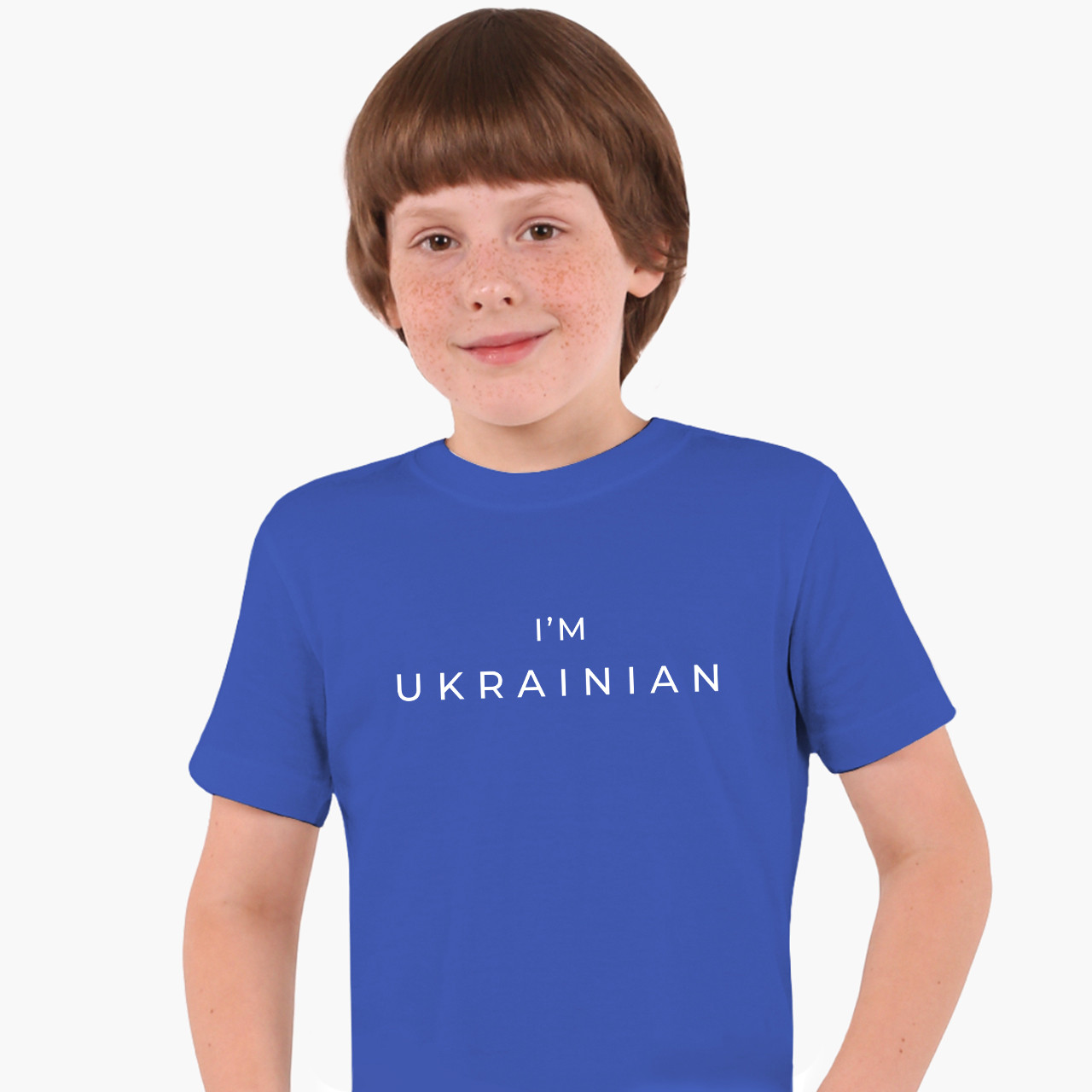 Дитяча футболка Я - українець, кольорова футболка Патріотичні