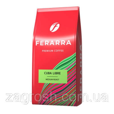 Promo Ціна! Кава Ferarra Cuba Libre в зернах з ароматом кубинського рому 1 кг (fr.75169) - тільки на ZaGrosh.com.ua