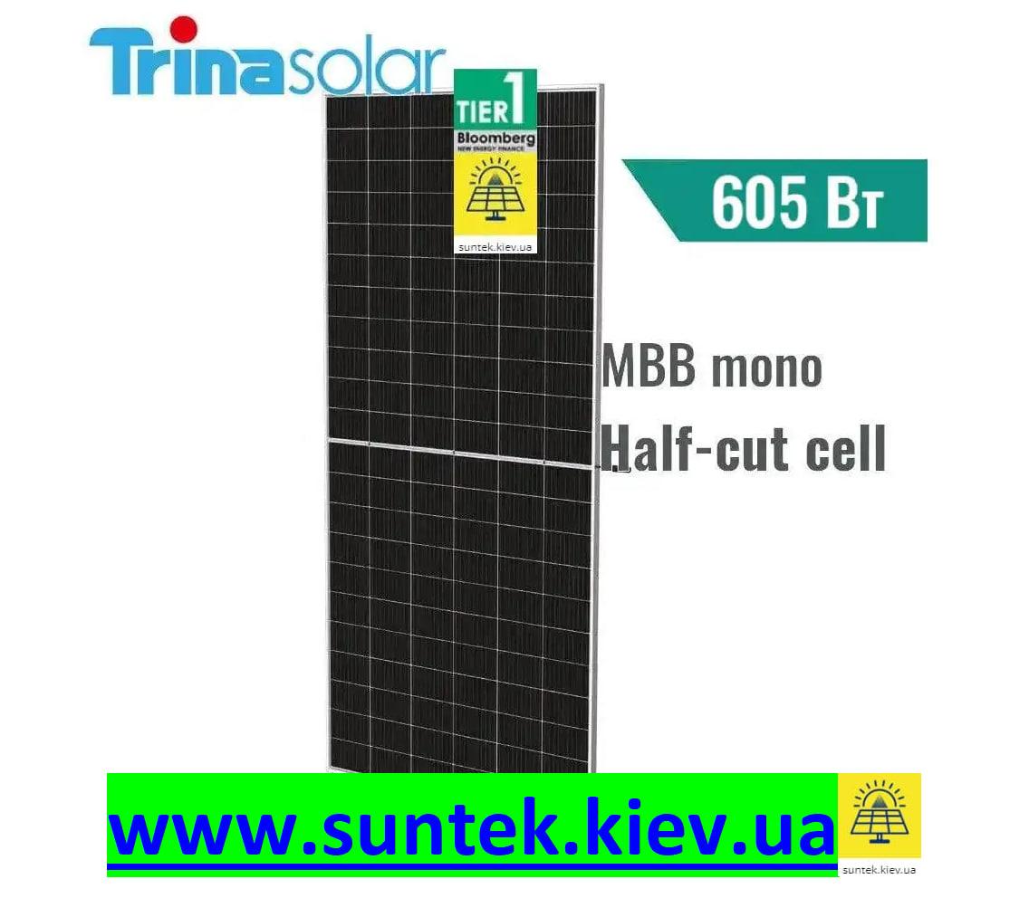 Сонячна панель Trina TSM-605M NE19R Vertex N 605Вт
