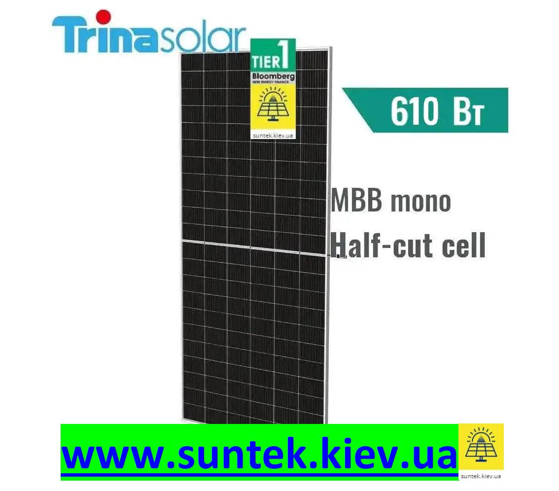 Сонячна панель Trina TSM-610M NE19R Vertex N 610Вт
