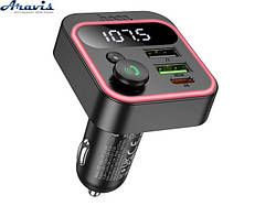 FM модулятор Bluetooth E85 Hoco 2хUSB PD20W+QC3.0