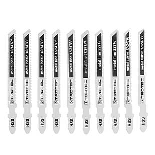 Набір пиляльних полотен для електролобзика Trotec 10 pieces Metal Set (6215001131)