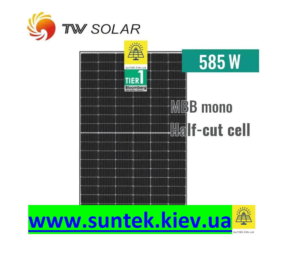 Сонячна панель Tongwei Solar TWMND-72HS585 (Topcon, N-Type) Silver Frame