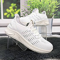 Кросівки жіночі GIPANIS білі текстильні 4837, фото 3