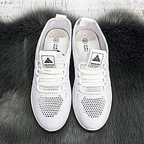 Кросівки жіночі GIPANIS білі текстильні 4837, фото 4