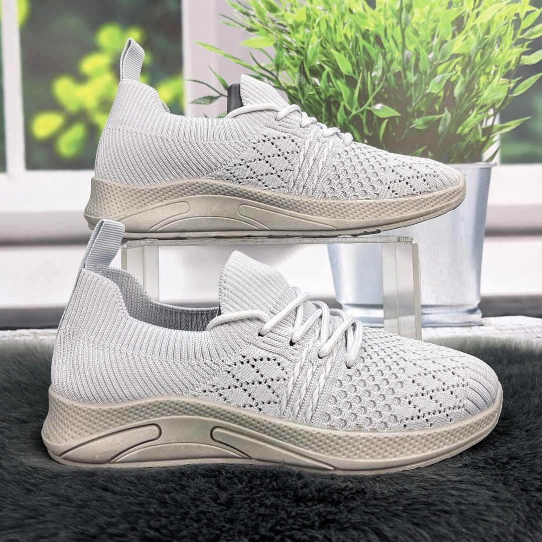 Кросівки жіночі GIPANIS сірі текстильні 4838, фото 1