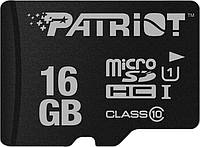 Карта пам'яті microSD Patriot 16Gb C10 UHS-I LX (PSF16GMDC10) (код 149862)