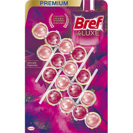 Туалетний блок Bref De Luxe Ніжна магнолія 4 х 50 г (9000101819038) - оригінал