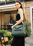 Жіноча спортивна сумка високої якості українського виробництва -      зелена, фото 4