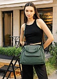 Жіноча спортивна сумка високої якості українського виробництва -      зелена, фото 5