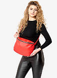 Жіноча сумка високої якості українського виробництва- елегантна і стильна - червона, фото 4