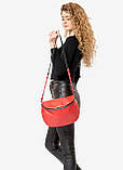 Жіноча сумка високої якості українського виробництва- елегантна і стильна - червона, фото 5