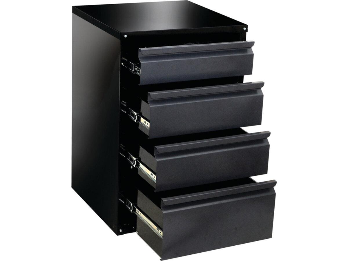 Шафа для майстерні з 4 шуфлядами VOREL 775x 525x 485 мм, з лакованої бляхи [1]