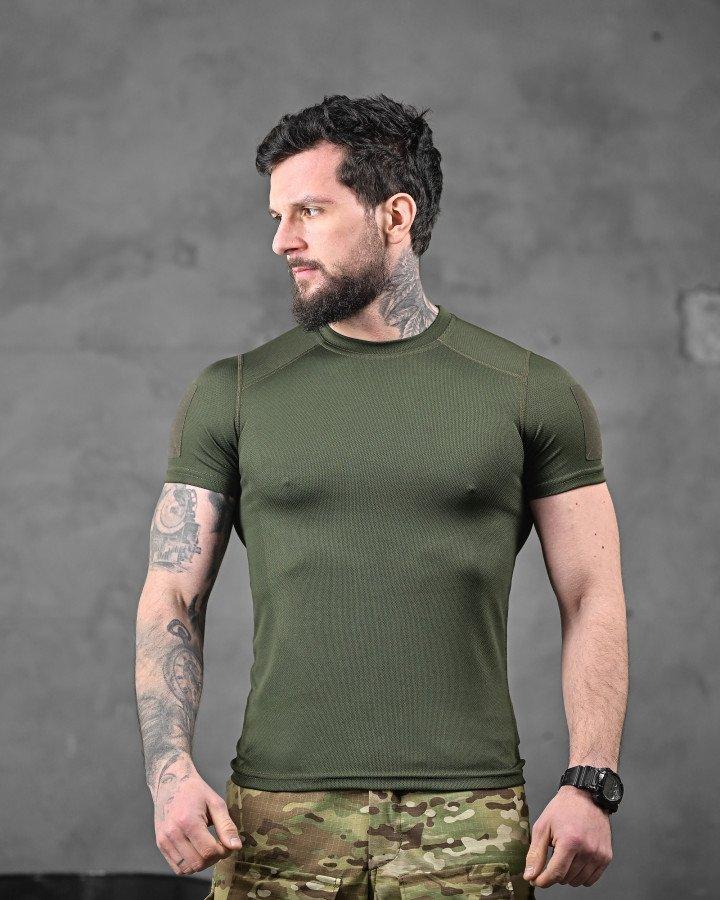 Футболка Камуфляж Олива вологовідвідна Розмір S/M/L/XL/XL/XL/, фото 1