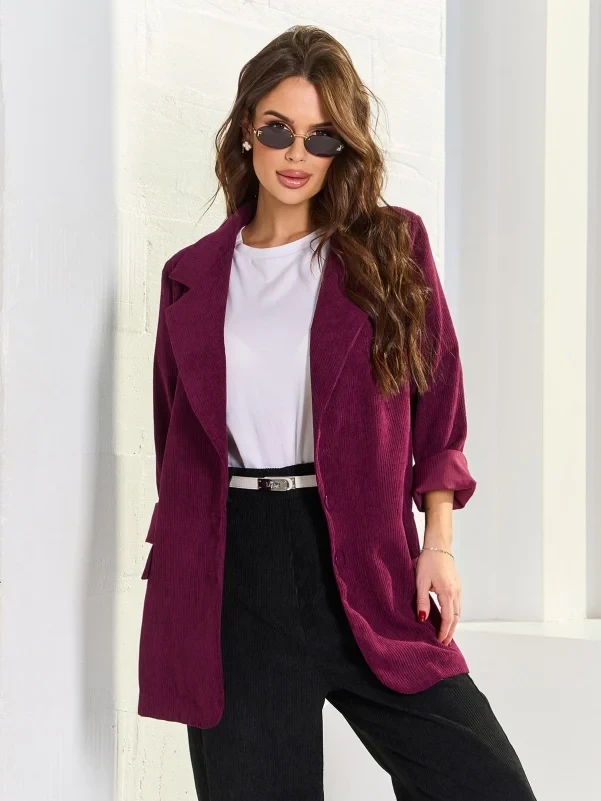 Піджаки ISSA PLUS 15130 S темно-бордовий, фото 1