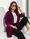 Піджаки ISSA PLUS 15130 S темно-бордовий, фото 4