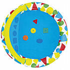 Дитячий круглий надувний басейн Плюскайся та навчайся Bestway 52378 120x117 см Басейн з навісом на 45 літрів, фото 3