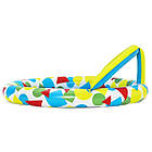 Дитячий круглий надувний басейн Плюскайся та навчайся Bestway 52378 120x117 см Басейн з навісом на 45 літрів, фото 6