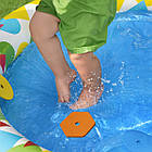 Дитячий круглий надувний басейн Плюскайся та навчайся Bestway 52378 120x117 см Басейн з навісом на 45 літрів, фото 9