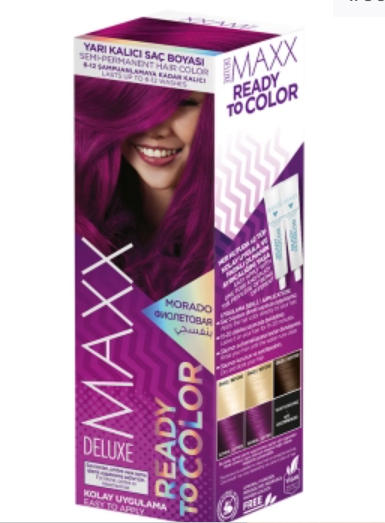 Фарба для волосся MAXX DELUXE Ready to color Фіолетовий, 2x50 мл