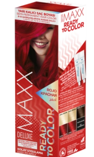 Фарба для волосся MAXX DELUXE Ready to color Червоний, 2x50 мл