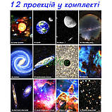 Нічник проектор Зіркове Небо Галактика Планетарій світильник дитячий зі змінними дисками (60747), фото 2