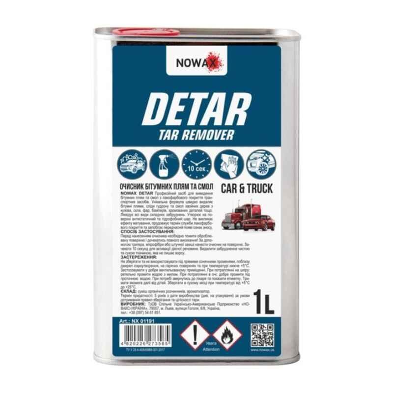 Очищувач бітуму NOWAX DETAR 1L (NX01191)