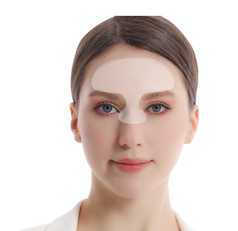 БАГАТОРОЗОВИЙ СИЛІКОВИЙ ПАТЧ ВІД МОРНІВ ДЛЯ ЛБА І ЗОНИ МІЖУ БРОВ'ЯМИ (розмір 12.6*10)