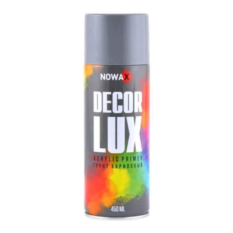 Акриловий ґрунт сірий NOWAX Decor Lux (7015) 450мл