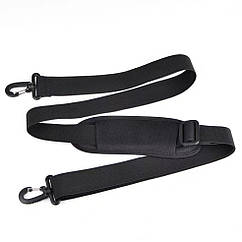 Ремінь регульований для дорожньої або спортивної сумки з наплічником 3,8 X165 см Чорний ( код: IBX001B )
