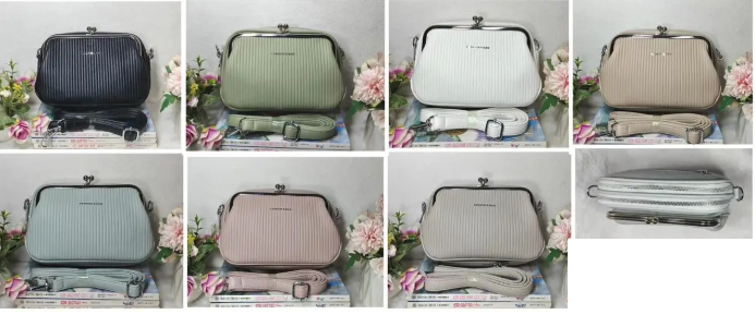 Сумка жіноча крос-боді 22*16 см на два відділення зі штучної шкіри Zhenya, фото 1