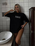 Футболка жіноча оверсайз із написом