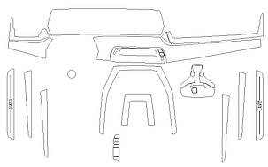 Комплект викрійок для салону BMW X1 2025 -