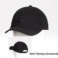 Бейсболка Преміум Nike (велика вишивка) чорний+ч