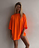 Яскраві футболки жіночі двонитка оверсайз, фото 10