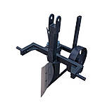 Плуг однокорпусний для мінітрактора (опорне колесо, причіпне 3 точки), (ПЛ11) (захват 25 см), фото 2