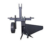 Плуг однокорпусний для мінітрактора (опорне колесо, причіпне 3 точки), (ПЛ11) (захват 25 см), фото 4