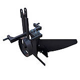 Плуг однокорпусний для мінітрактора (опорне колесо, причіпне 3 точки), (ПЛ11) (захват 25 см), фото 6