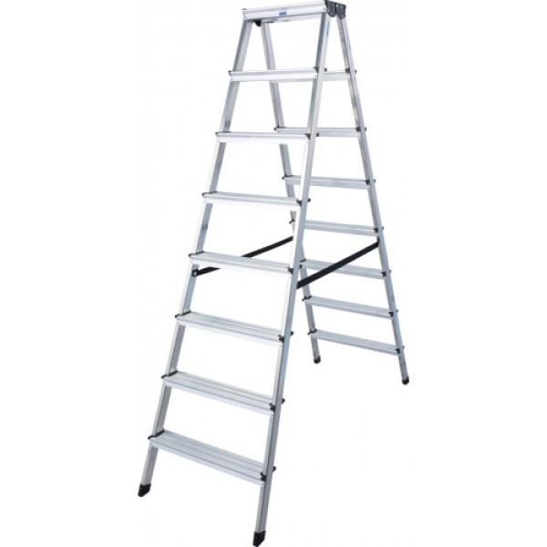 Двостороння драбина-стрем'янка KRAUSE Dopplo (2х8 сходинок) (120441), фото 1