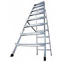 Двостороння драбина-стрем'янка KRAUSE Dopplo (2х8 сходинок) (120441), фото 2